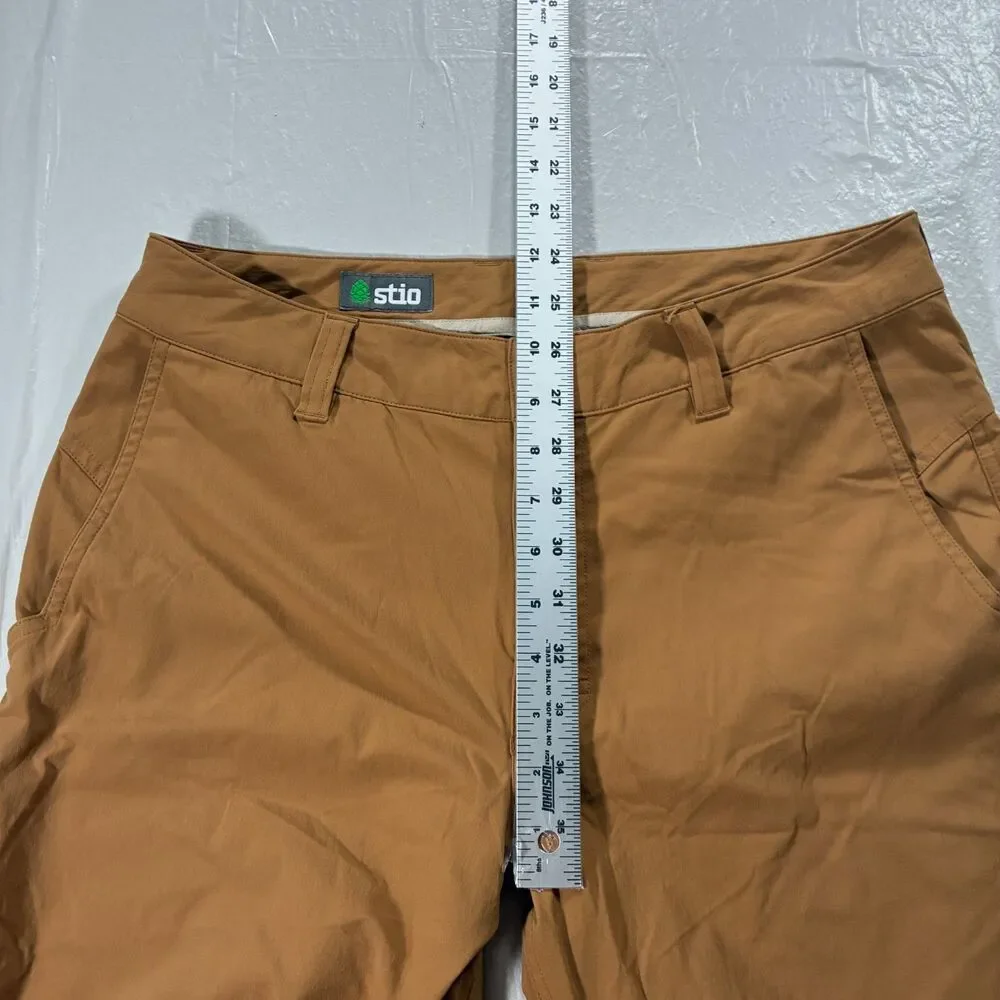 Stio Mens Coburn Pants Size 32x32 Nylon Stretch Twill Chino Hiking Trail Travel